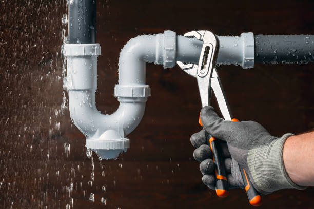 Professional Drain Cleaning technician working in Galveston, IN